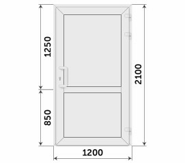 Межкомнатная дверь 1200x2100