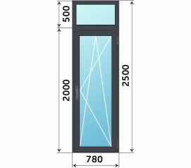 Дверь 780x2500