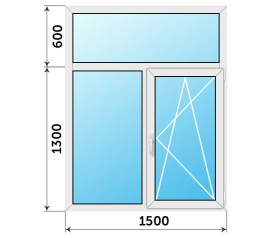 Окно 1500x1900