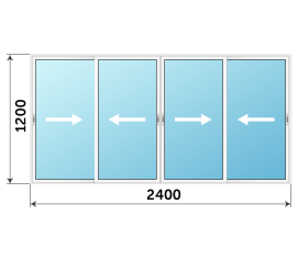 Окно 2400x1200