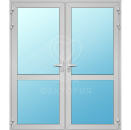 Дверь алюминиевая alutech AL-1583