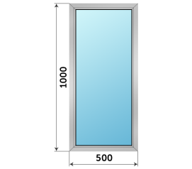 Окно 500x1000