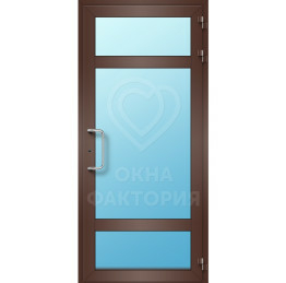 Алюминиевая дверь офисная AL-104