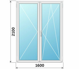 Дверь частного дома штульповая 1600x2100