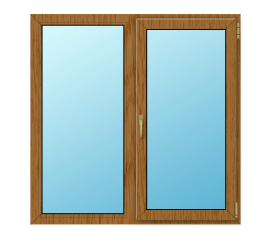 Деревянное окно из лиственницы 1200x1500 П