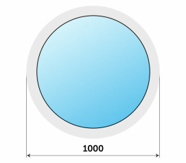Глухое окно 1000х1000