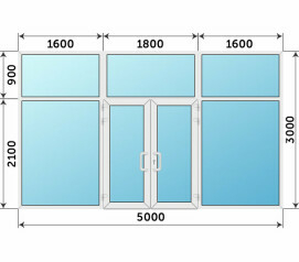 Теплая пластиковая входная группа 5000x3000