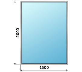 Глухое окно 1500x2000