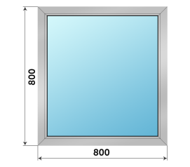 Глухое окно 800x800