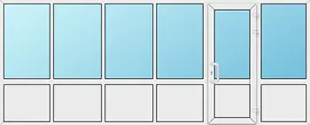 Входная группа (6 секций)
