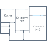 Окна в 2-ком. брежневке #1