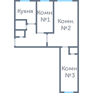 Окна в 3-ком. I-511 #1
