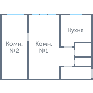 Окна в 2-ком. I-515 #1