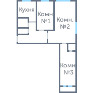 Окна в 3-ком. I-515 #1