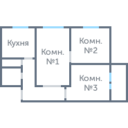 Окна в 3-ком. брежневке #1