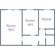 Окна в 2-ком. сталинке #1