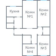 Окна в 4-ком. И-155 #1