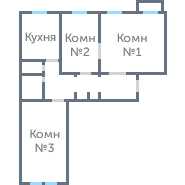 Окна в 3-ком. сталинке #1