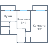 Окна в 2-ком. И-209А #1