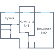 Окна в 2-ком. И-209А #1