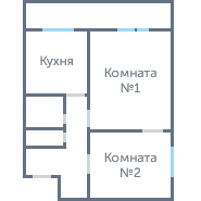 Окна в 2-ком. И-209А #1