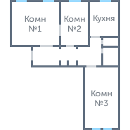 Окна в 3-ком. сталинке #1
