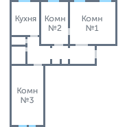 Окна в 3-ком. сталинке #1