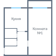 Окна в 1-ком. хрущевке #1