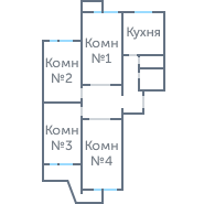 Окна в 4-ком. П-3 #1