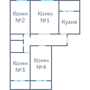 Окна в 4-ком. П-30 #1