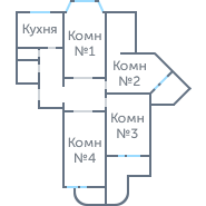 Окна в 4-ком. П-3М #1