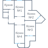 Окна в 4-ком. П-3М #1