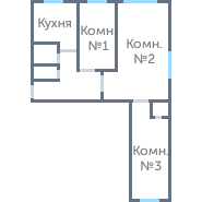 Окна в 3-ком. хрущевке #1