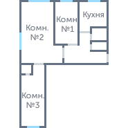 Окна в 3-ком. хрущевке #1