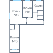 Окна в 3-ком. хрущевке #1