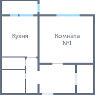 Окна в 1-ком. П-111М #1