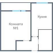 Окна в 1-ком. П-111М #1
