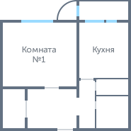 Окна в 1-ком. П-111М #1