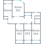 Окна в 4-ком. П-55М #1