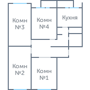 Окна в 4-ком. П-4 #1