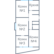Планировка 1957