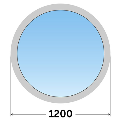Круглое 1200 мм P-400